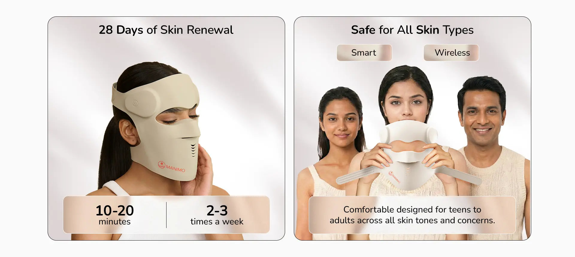 Why Choose the Manimo 4D LED Light Therapy Mask