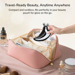 Manimo Electric Gua Sha is compact, cordless and travel friendly.