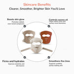 Skincare benefits of a Manimo 4D LED facial mask.