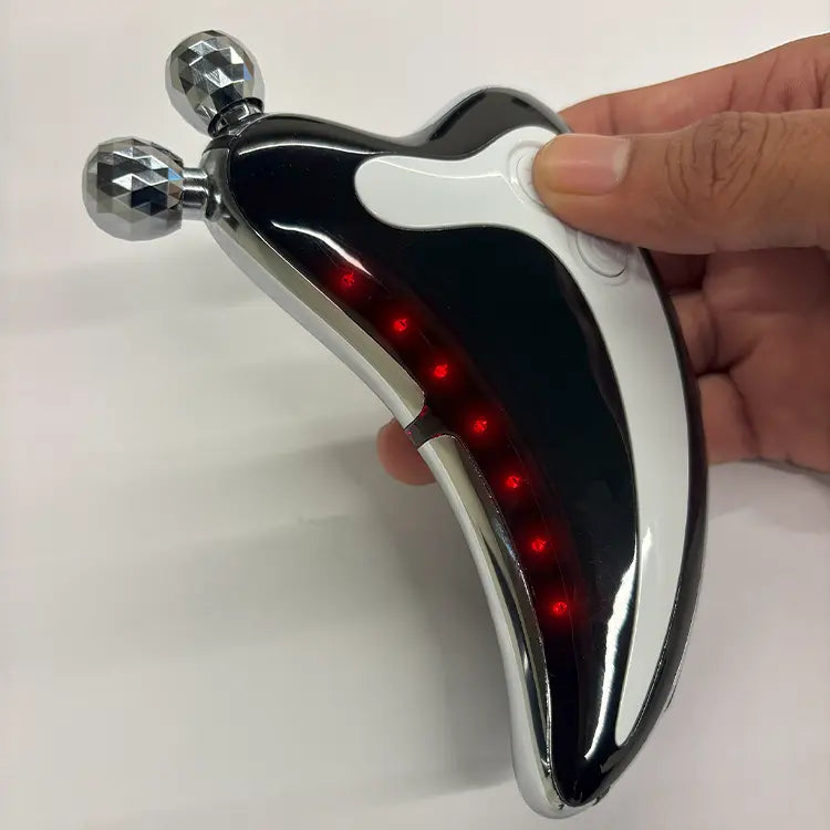 RED Light (620 nm) - Strong elasticity, shrink pores, cooling Gua Sha device anti-wrinkle treatment 