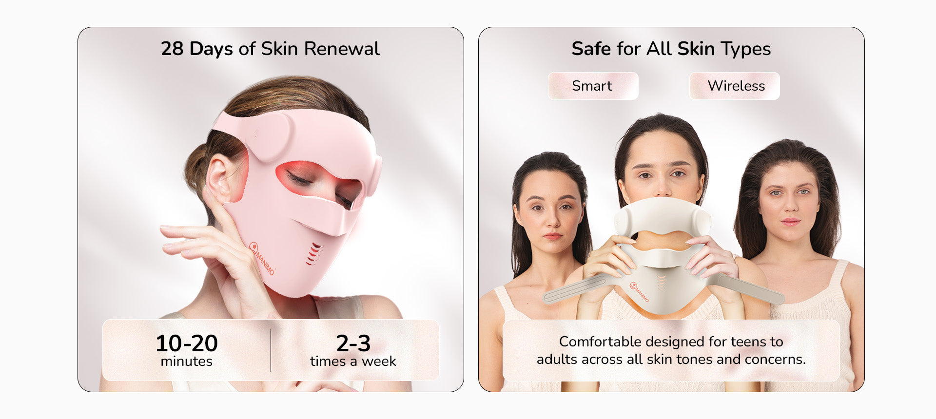 Why Choose the Manimo 4D LED Light Therapy Mask
