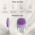 How to use the Manimo Facial Cleansing Brush.